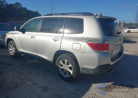 2012 Toyota Highlander Se z USA, uszkodzony, nr VIN 5TDZA3EH5CS022601